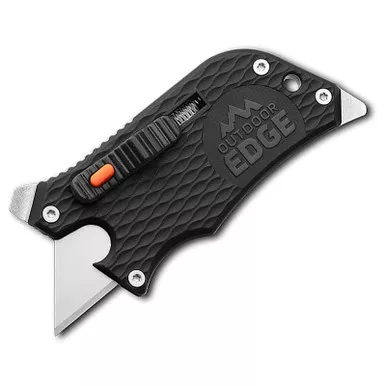 Outdoor Edge SWK-30C Slidewinder Multi Tool Black Utility Knife, Box Cutter