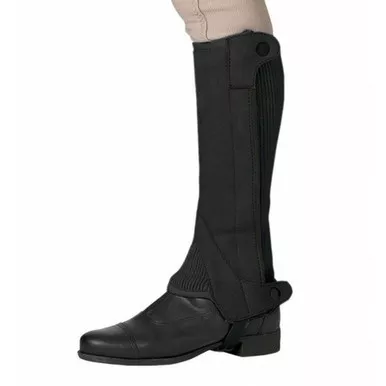 OVATION Women's Elite Amara Ribbed Half Chap (464331BLK)