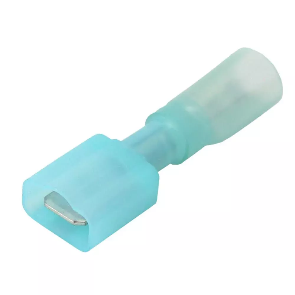 Pacer 16-14 AWG Fully-Insulated Male Disconnect Terminal – Blue – 100 Pack
