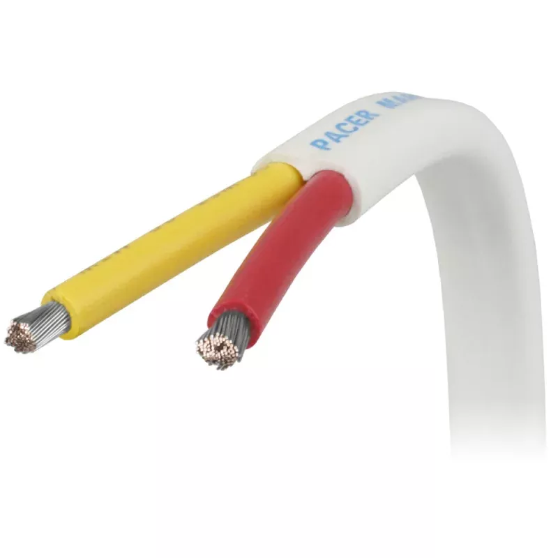 Pacer 6/2 AWG Safety Duplex Cable – Flat Cable – Red/Yellow – Sold By The Foot
