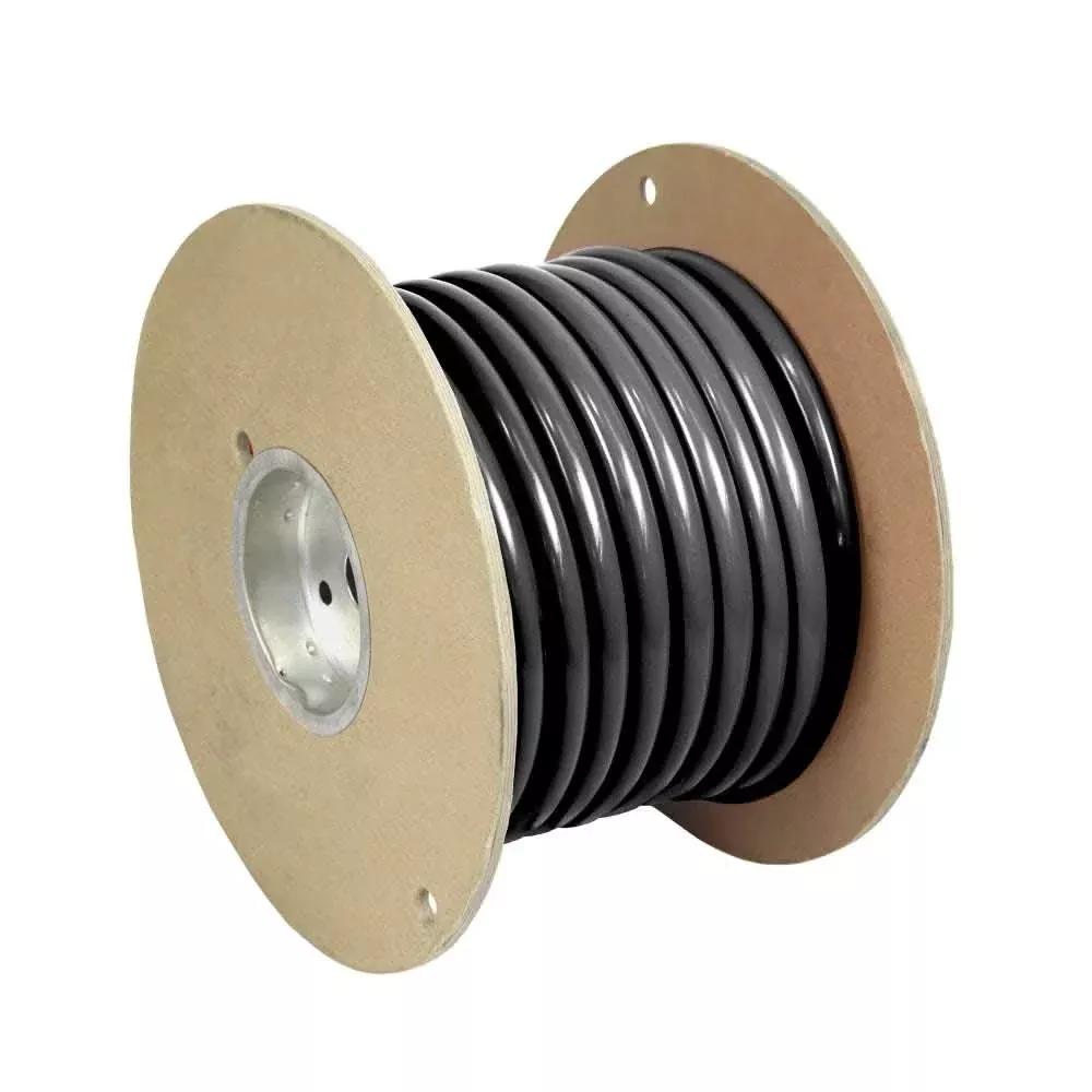 Pacer Black 4 AWG Battery Cable - 50' - WUL4BK-50