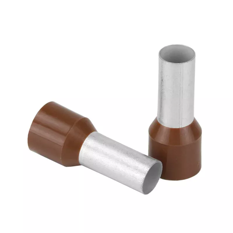 Pacer Brown 4 AWG Wire Ferrule – 16mm Length – 10 Pack