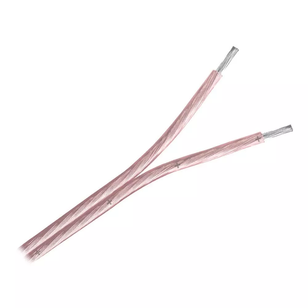 Pacer Clear 14/2 AWG Two Conductor Speaker Wire – 250′