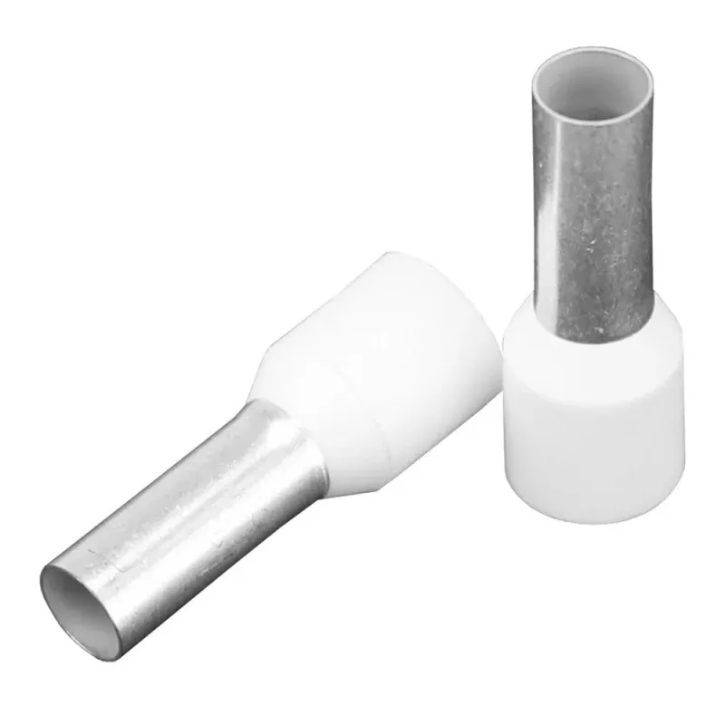 Pacer Ivory 8 AWG Wire Ferrule – 12mm Length – 10 Pack
