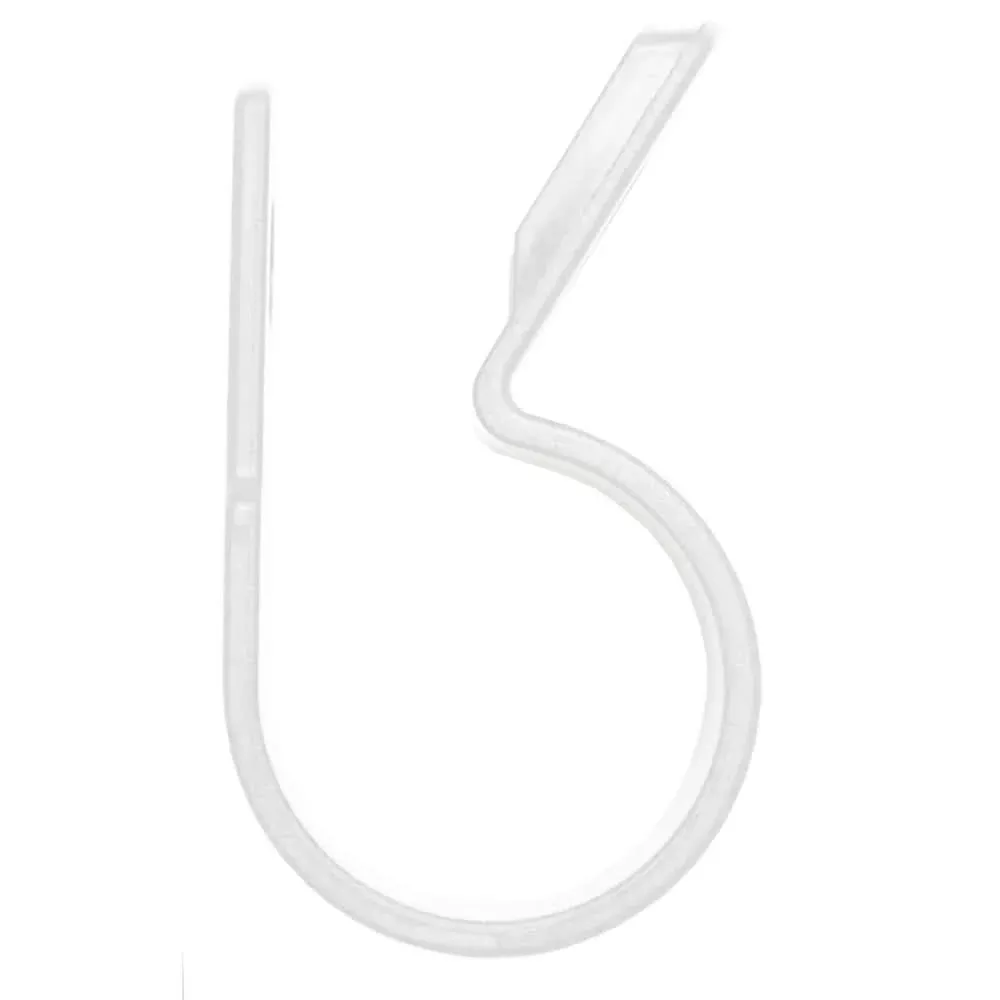 Pacer Nylon C-Clamps – 3/8 – Natural Color – 100 Pack