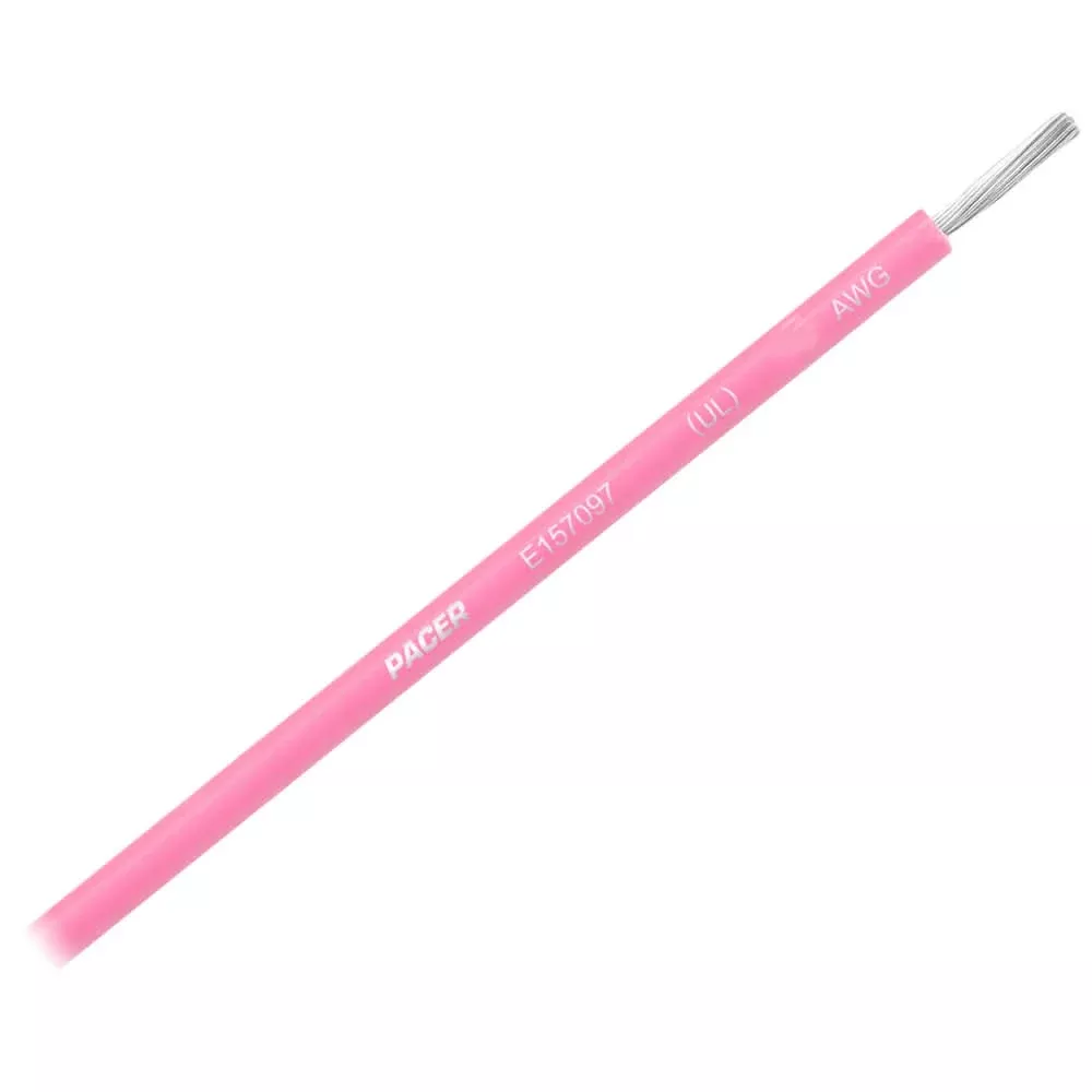 Pacer Pink 14 AWG Primary Wire - 25' - WUL14PK-25