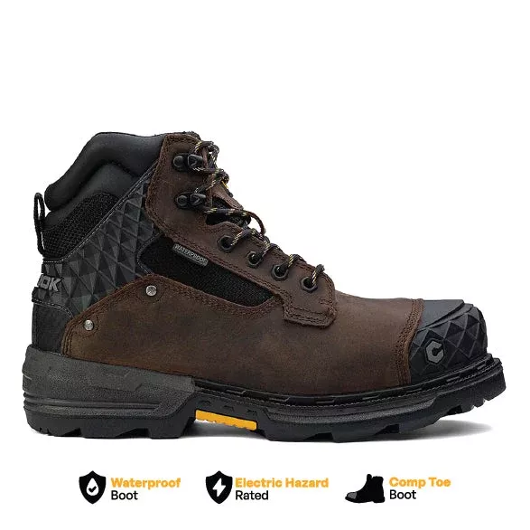 Pallet Jack 6″ Composite Toe Waterproof Work Boot – Brown
