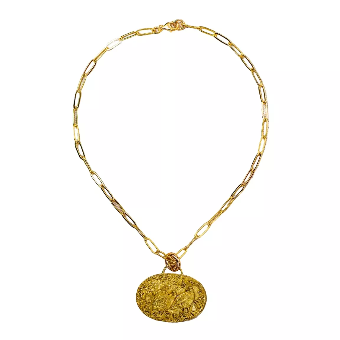 Paperclip Pendant Necklace