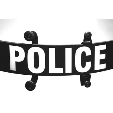 Paulson Manufacturing BS-LAB-P POLICE Riot Shield Decal