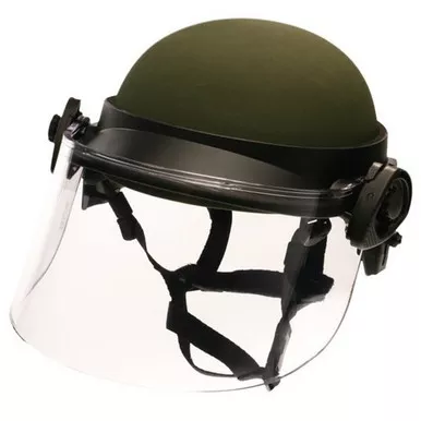 Paulson Manufacturing DK6-X.250AFS Tactical Face Shield, Field Mount, PASGT/ACH/MICH Helmet Compatibility