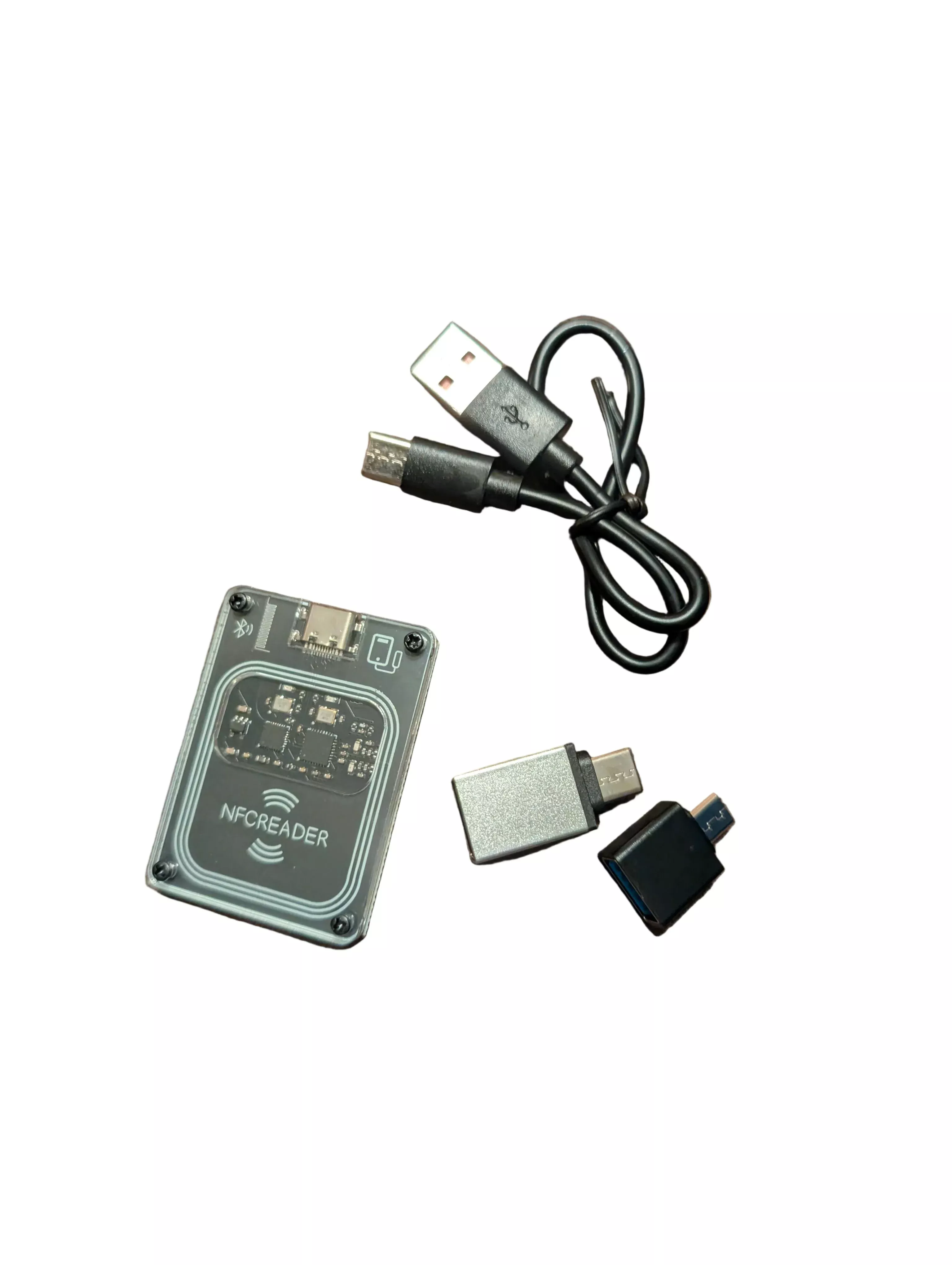 PCR532 NFC RFID Reader Writer | Bluetooth + USB | IC Card Reader Copier | 13.56MHz | STS Technologies