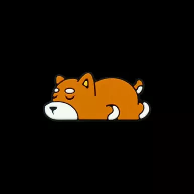 PDW Shiba Inu Napping Cat Eye Morale Patch