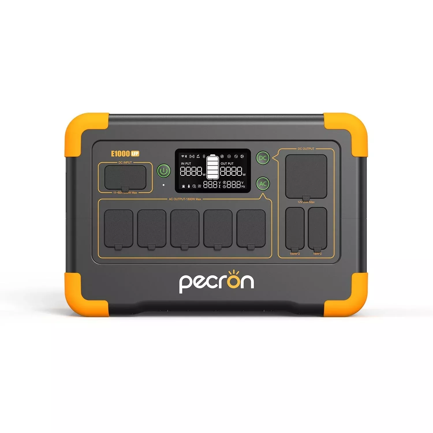 PECRON E1000LFP Portable Power Station 1800W 1024Wh (SC)
