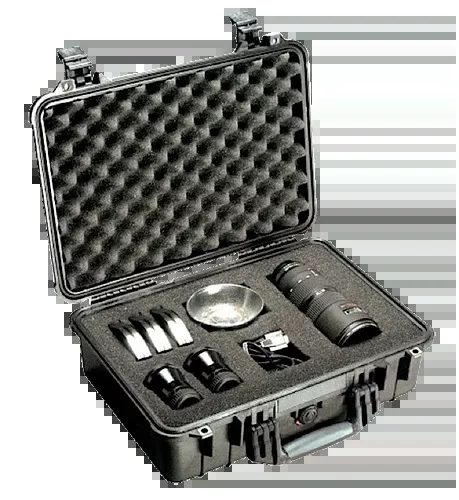 Pelican Protector Case 1500 Black Polypropylene Watertight Handgun Hard Case 1500000110
