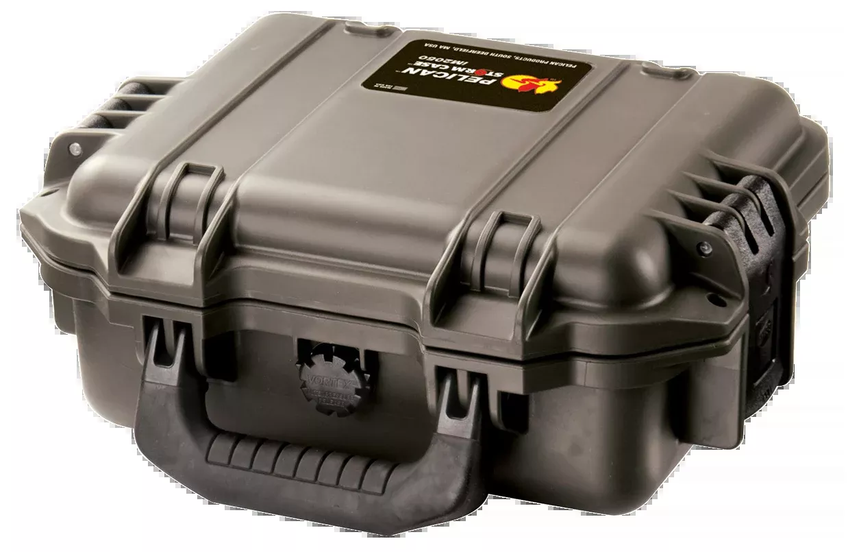 Pelican Storm Protective Case, Black HPX Resin with Press-and-Pull Latches, Vortex Valve – IM2050X0001