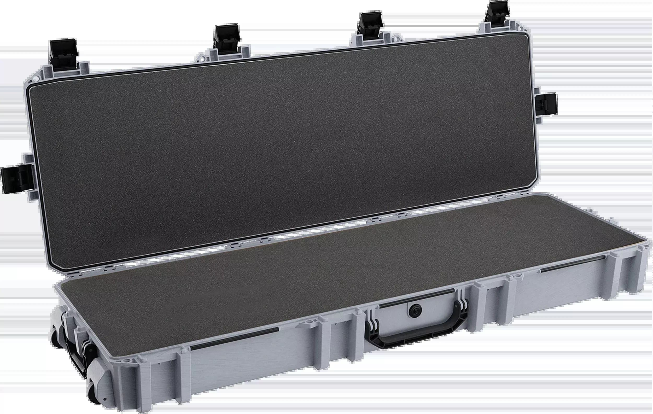 Pelican Vault Double Rifle Case, 53 in Gray, Polymer Foam, Weather Resistant – VCV8000000GRY