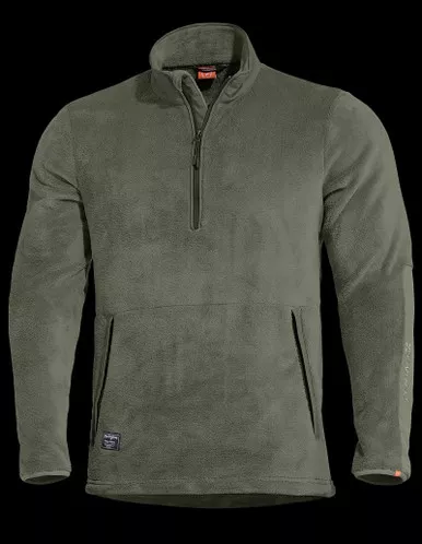 Pentagon Grizzly Half Zip Jacket Camo Green