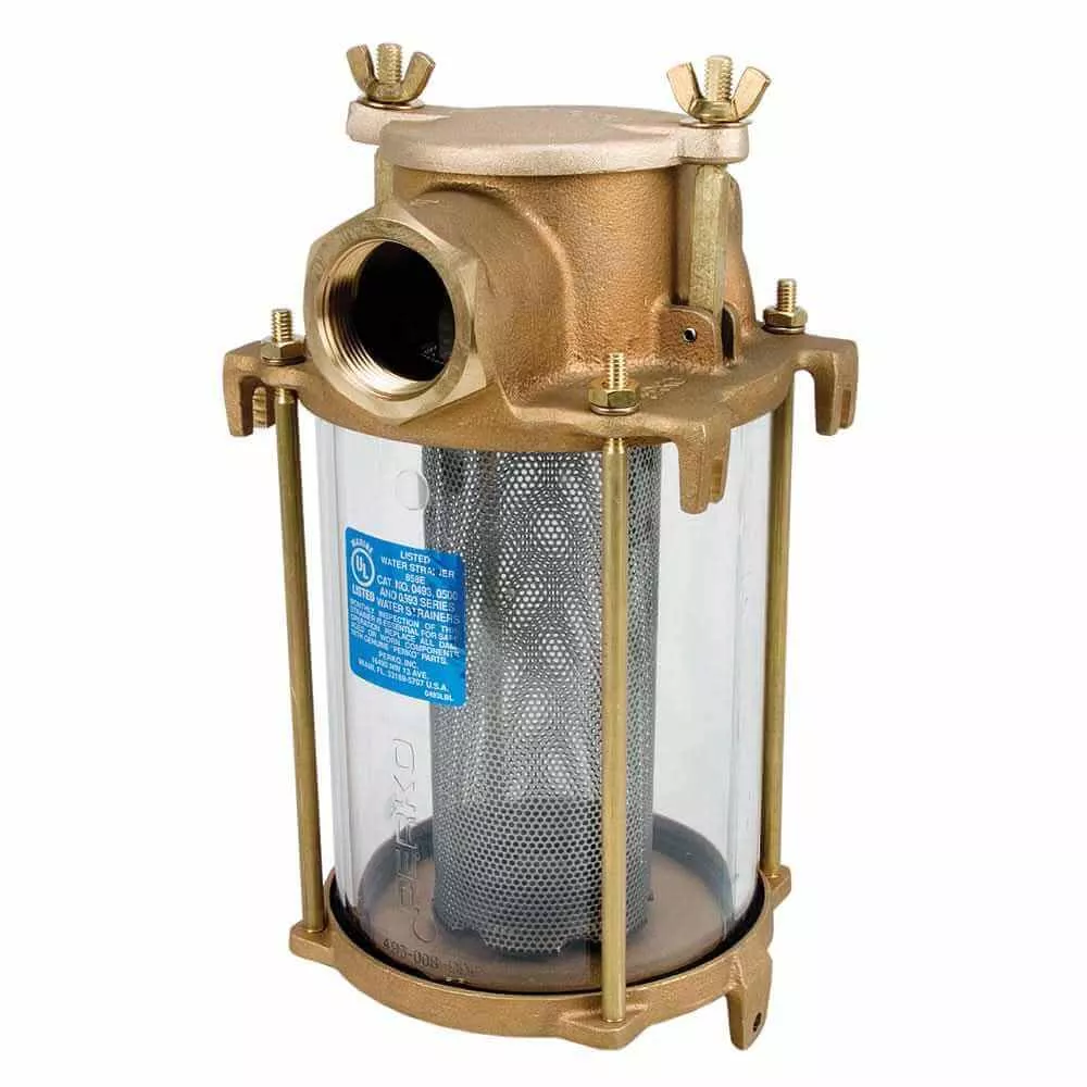 Perko 1-1/4″ IPS Intake Strainer Bronze Made in the USA [0493007PLB]