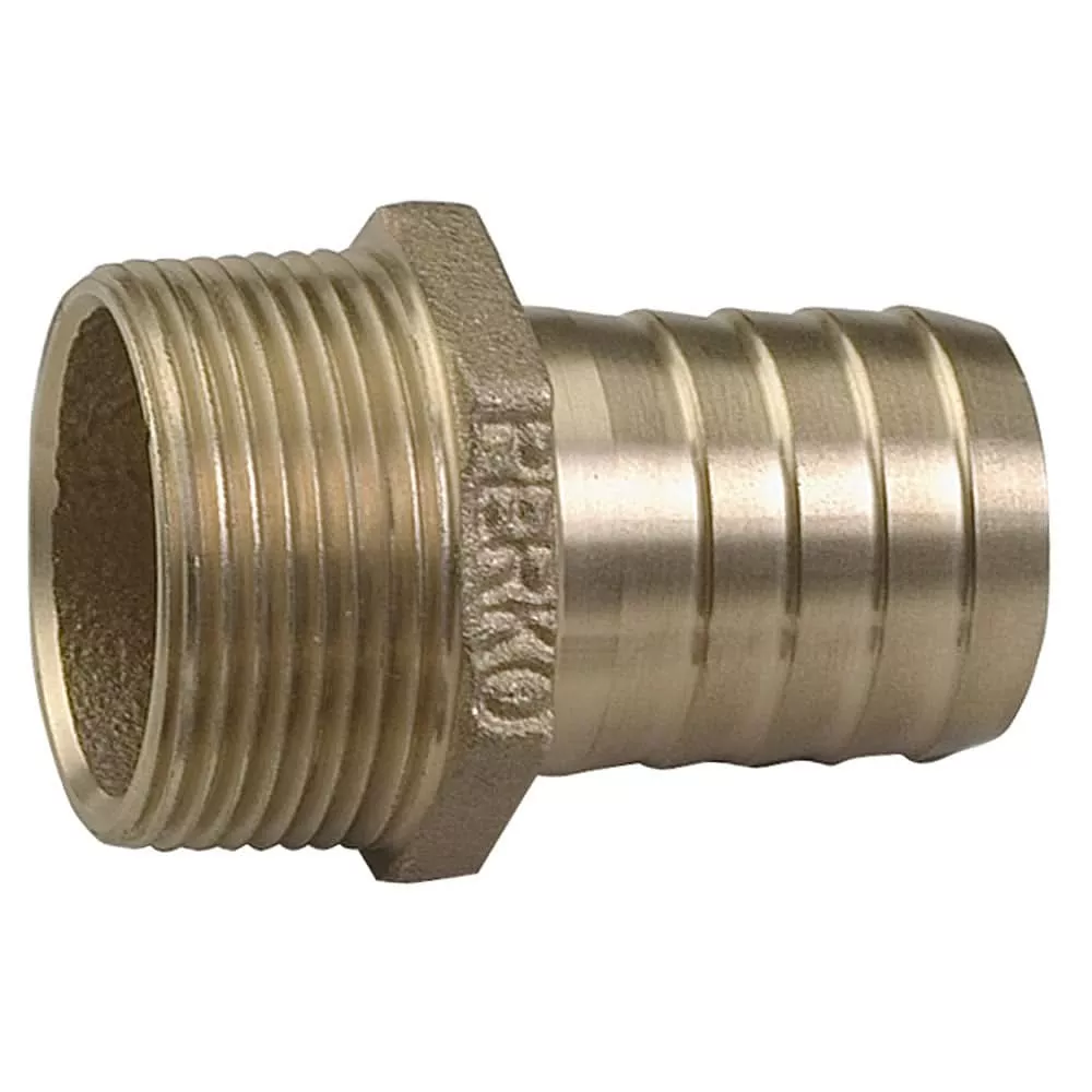 Perko 1″ Pipe To Hose Adapter Straight Bronze MADE IN THE USA [0076DP6PLB]