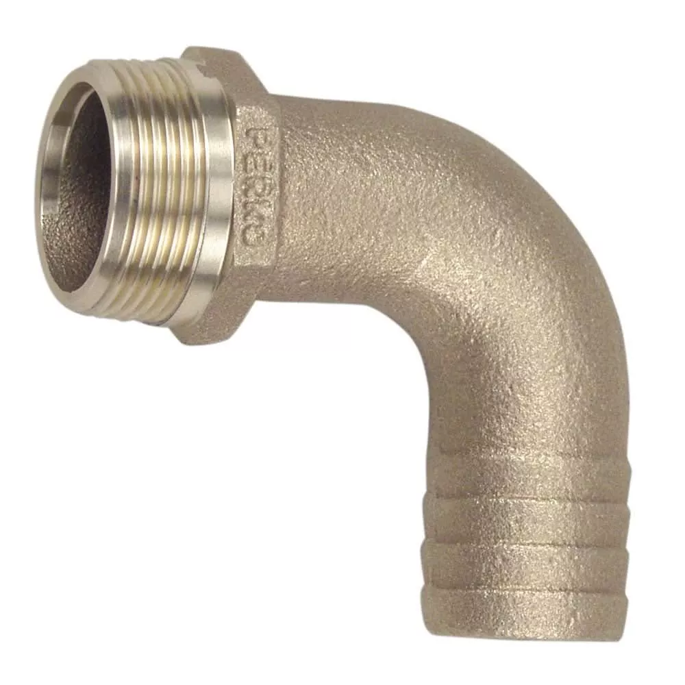 Perko 2″ Pipe to Hose Adapter 90 degree Bronze MADE IN THE USA [0063009PLB]