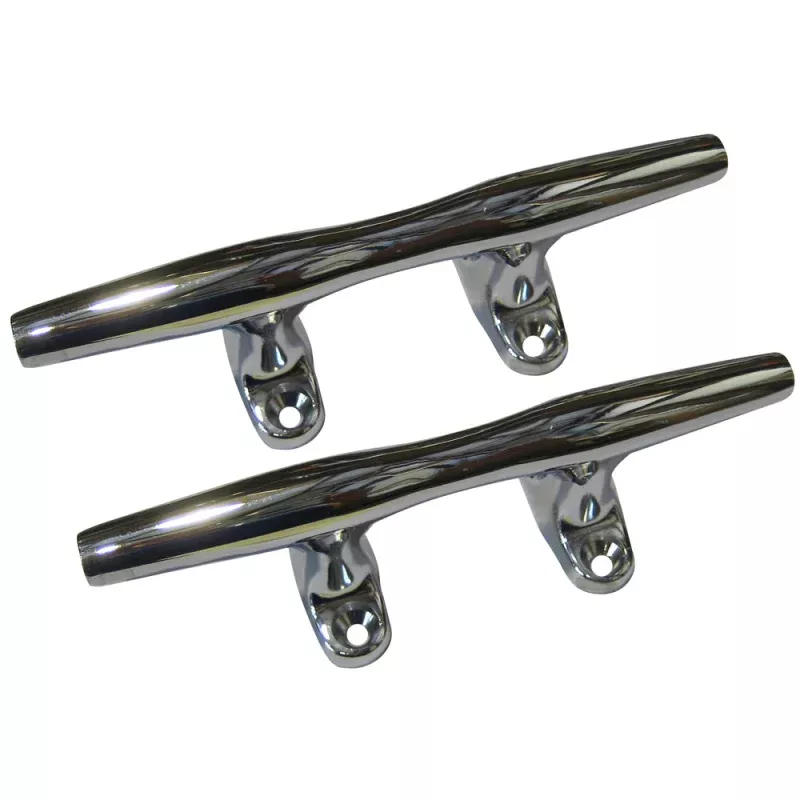 Perko 4 Open Base Cleat – Chrome Plated Zinc – Pair
