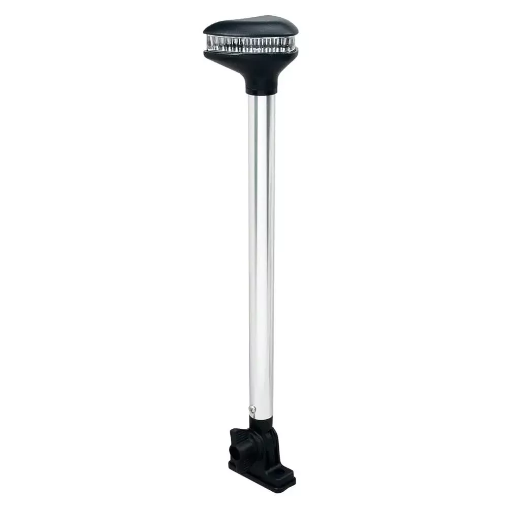 Perko Stealth Series – L.E.D. Fold Down White All-Round Light – Vertical Mount – 13-3/8″ [1639DP0CHR]