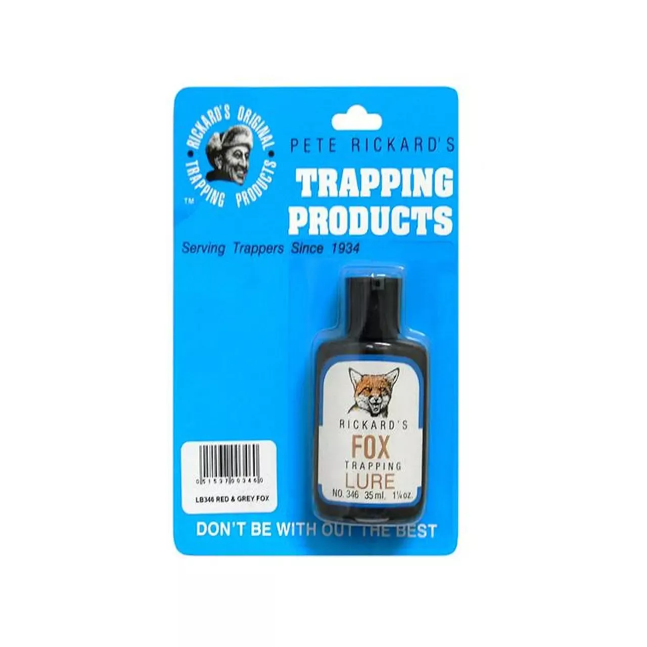 Pete Rickard Red and Grey Fox Trap Lure 1.25 oz