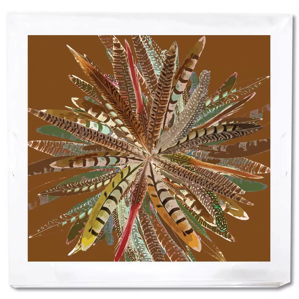 Pheasant Feathers Tray