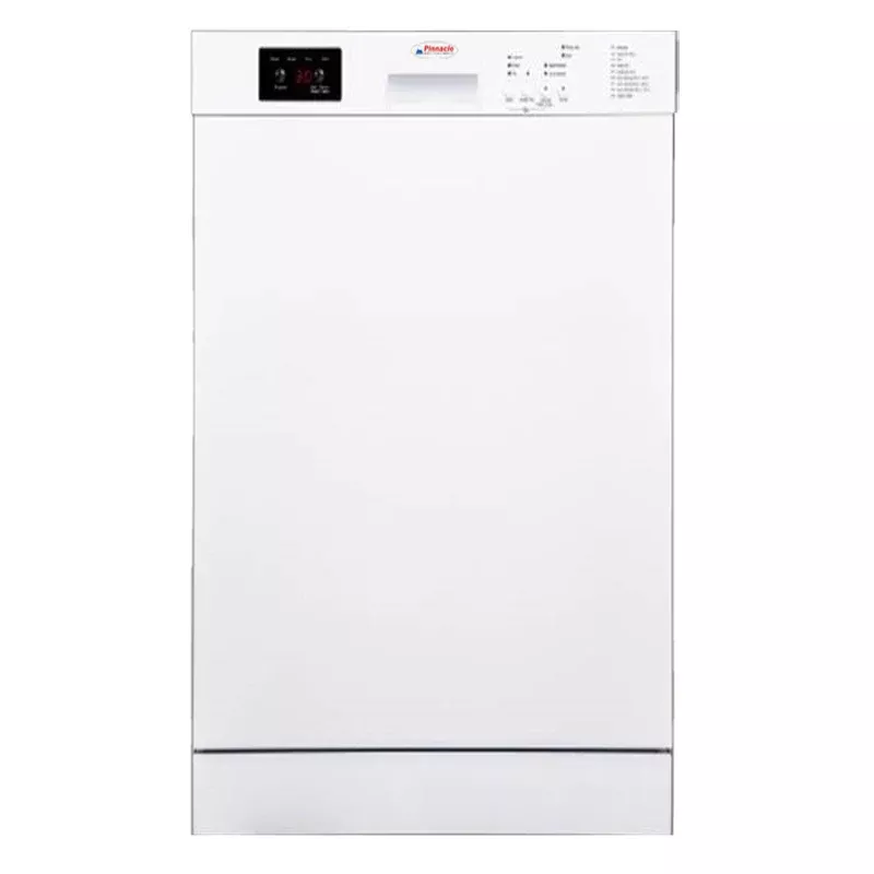 Pinnacle 18" Built-In Dishwasher 8 Place Settings & 8 Wash Programs, White• WB 1840
