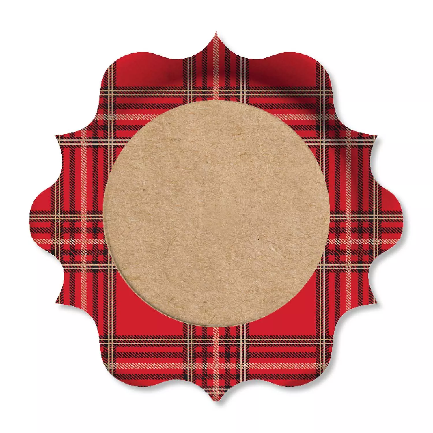 Plaid Forest Dinner Plate