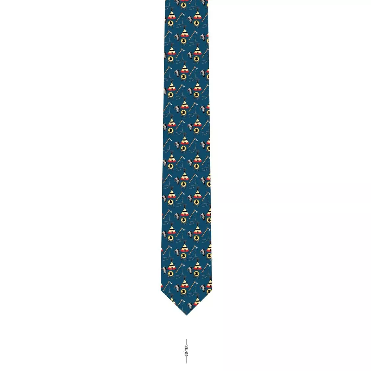 Plains Indian Silk Necktie