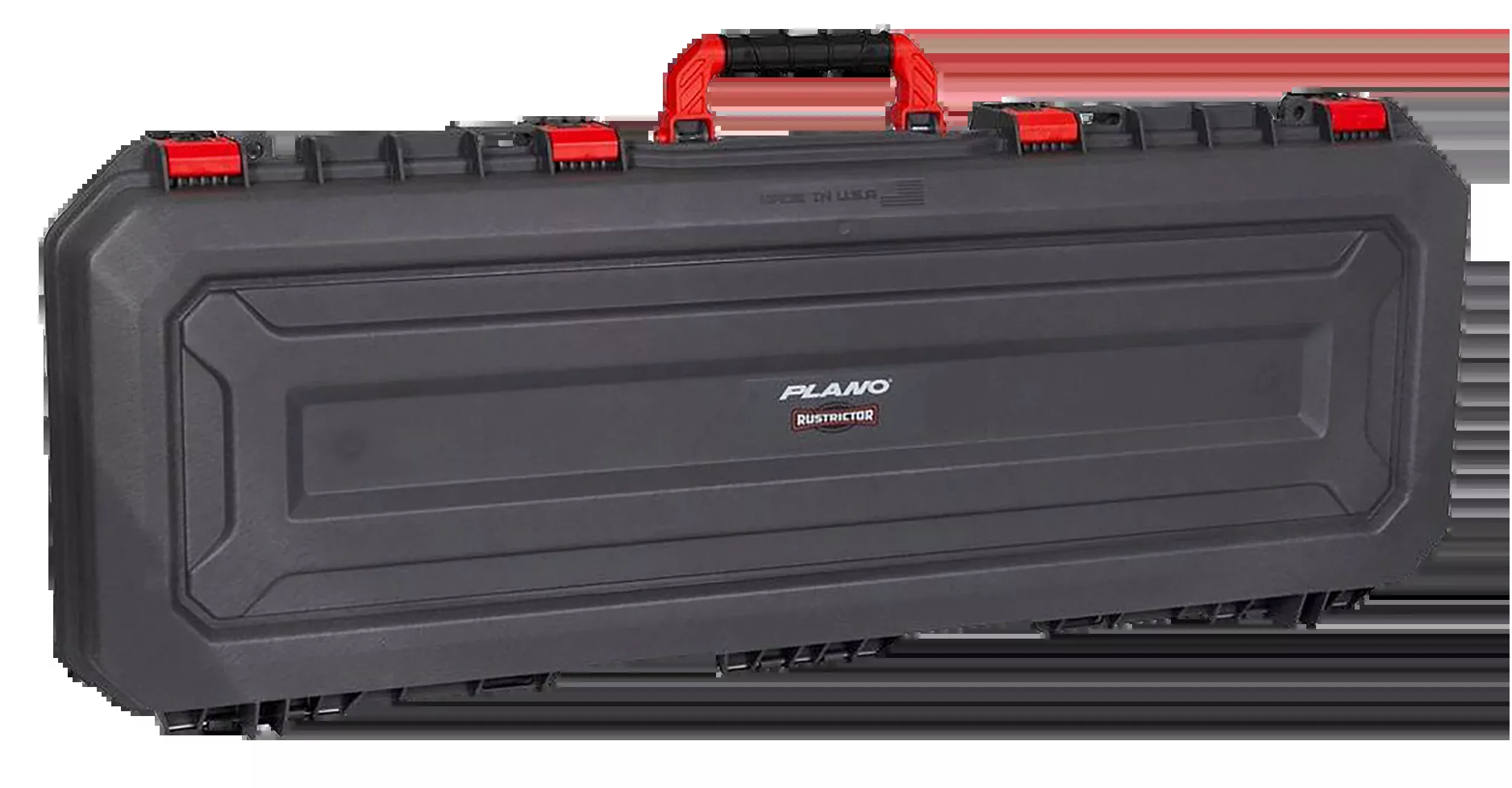 Plano All Weather 2 Rifle Case with Rustrictor, 42-inch Gray/Red, Dri-Loc Seal, Lockable Latches PLA11842R