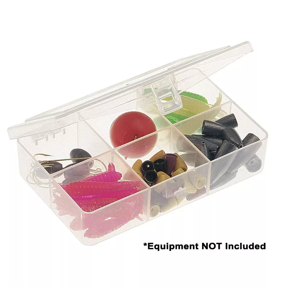 Plano Six-Compartment Tackle Organizer – Clear