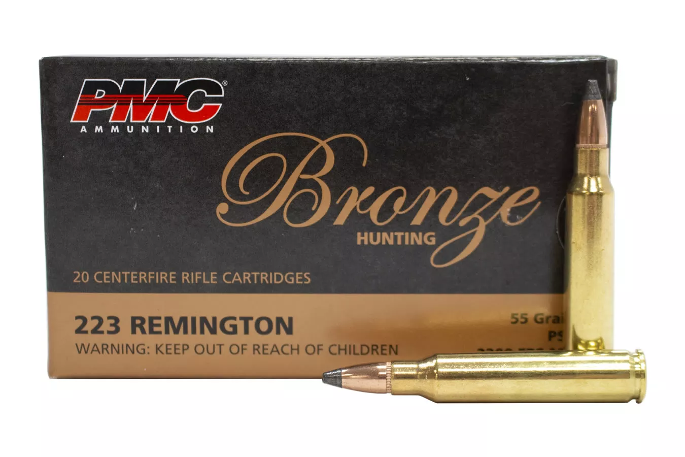 PMC  223 Rem 55 gr PSP Bronze 20/Box