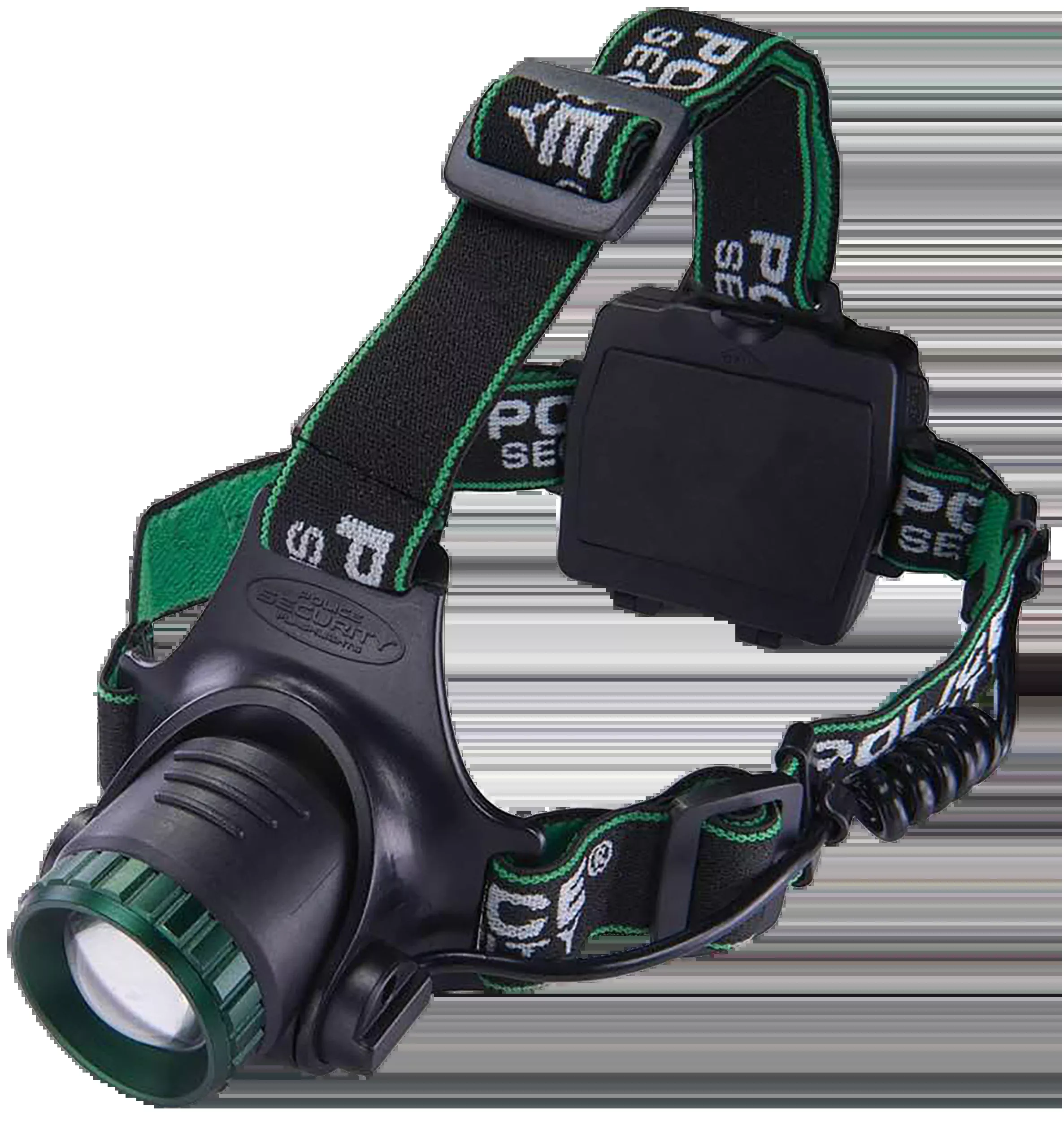 Police Security Blackout-R Rechargeable Headlamp with Slide Focus, Lithium-Polymer Battery – 98730