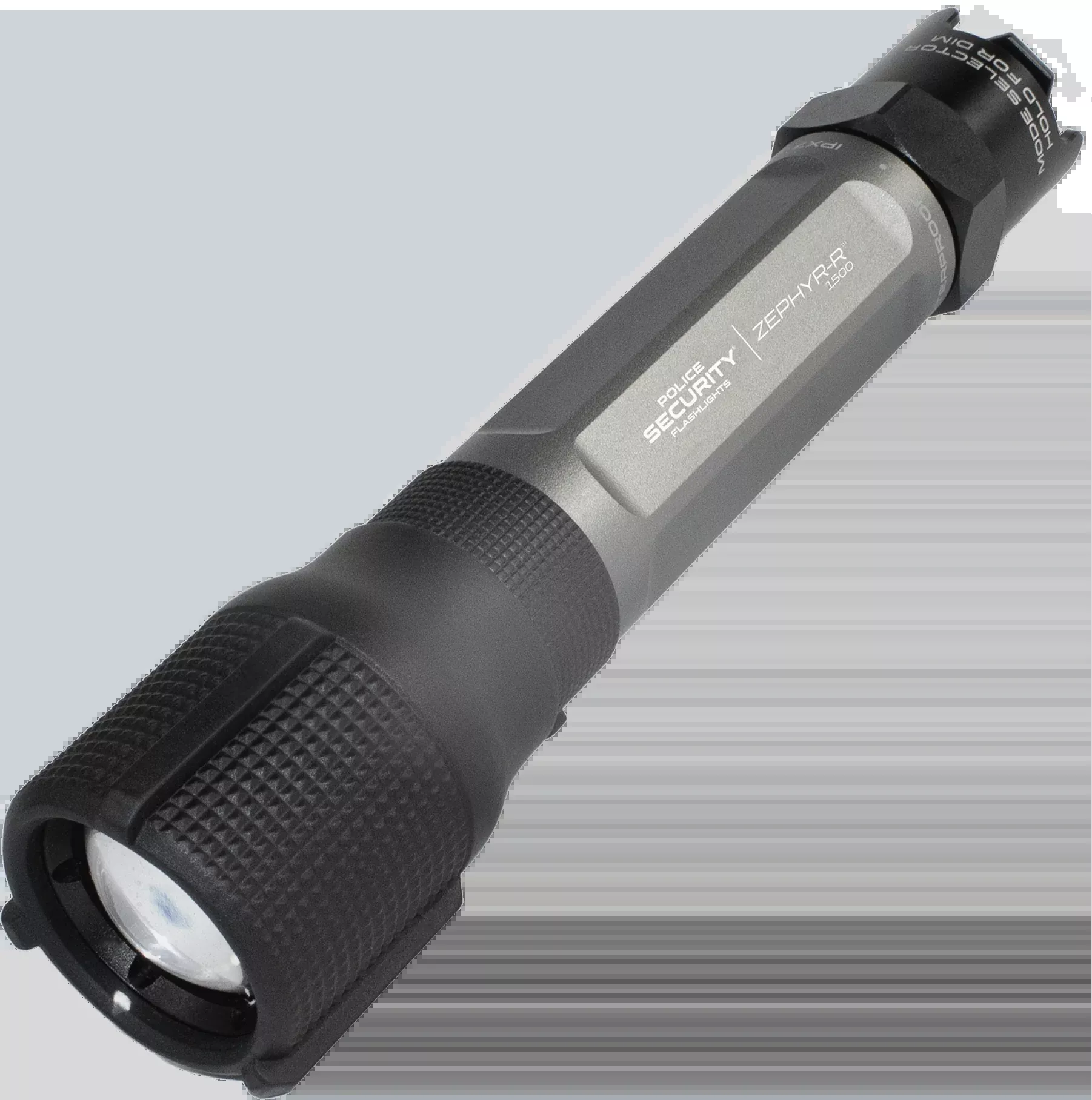 Police Security Flashlights Zephyr-R Tactical Rechargeable LED Flashlight, 1500 Lumens, 97713