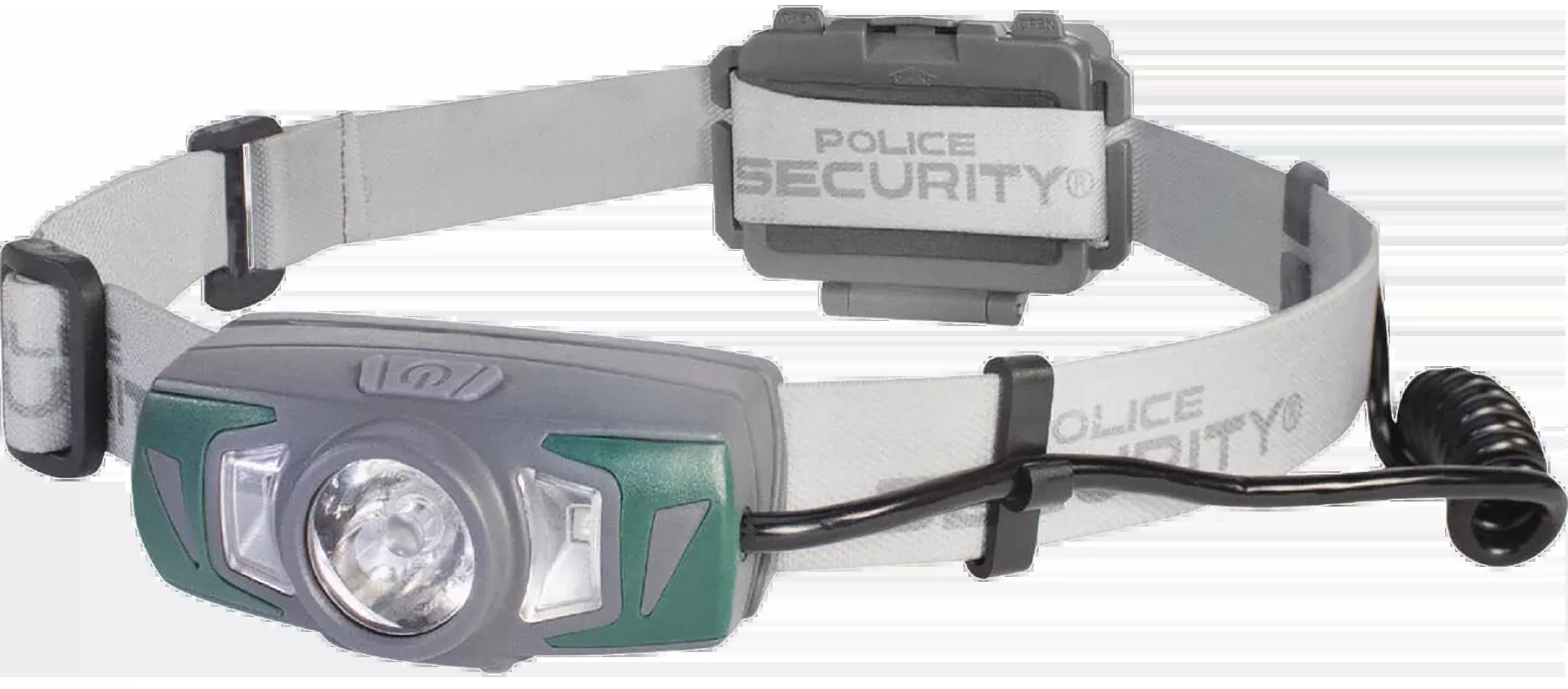 Police Security Ryder Headlamp, 500 Lumen LED, Water-Resistant, 4 Modes, Adjustable Strap – 97973