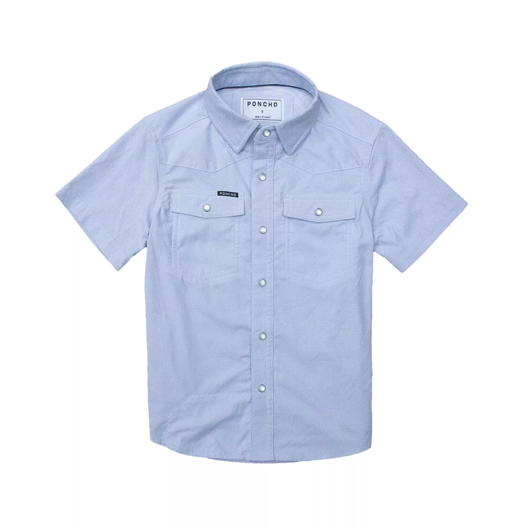 Poncho Kid's The Head Honcho Western Short Sleeve Shirt
