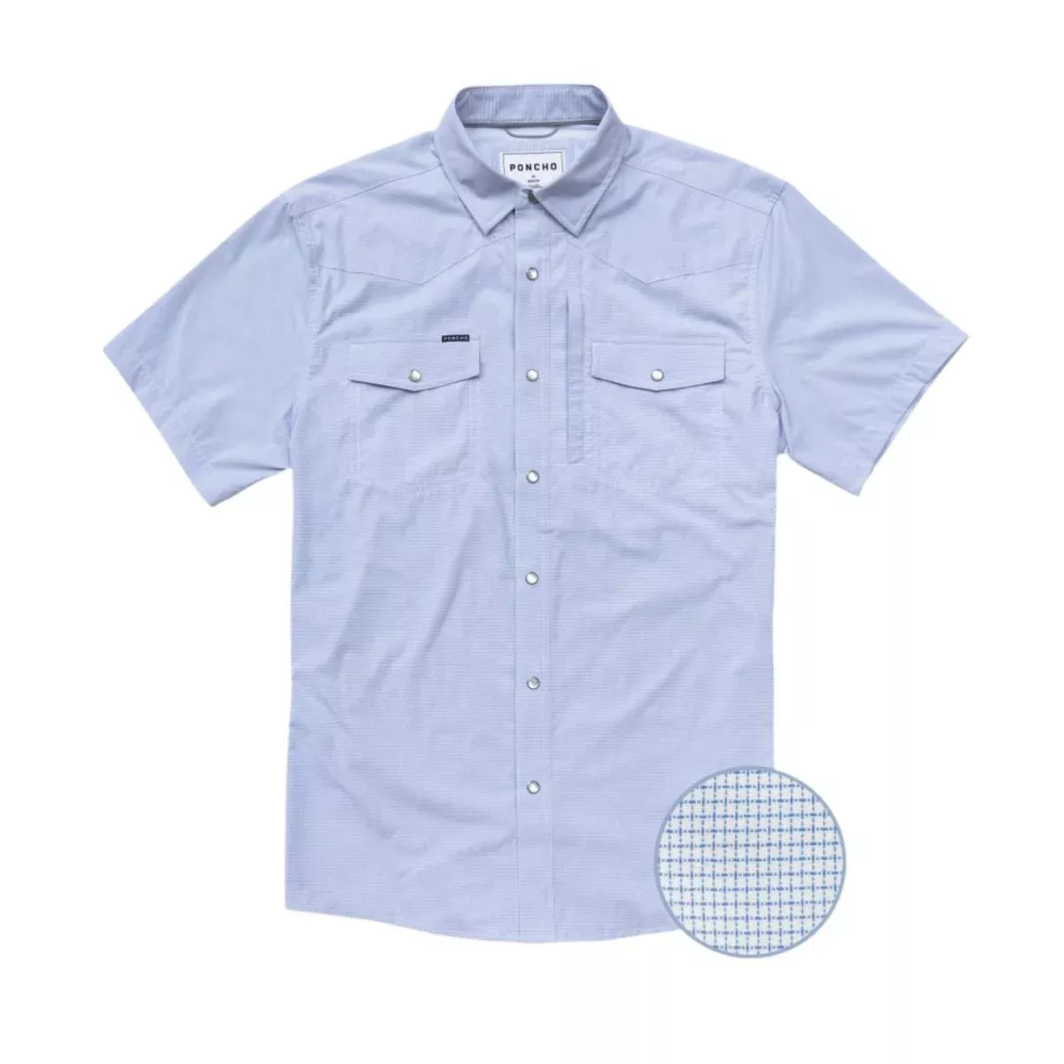 Poncho The Padre Western Short Sleeve Shirt