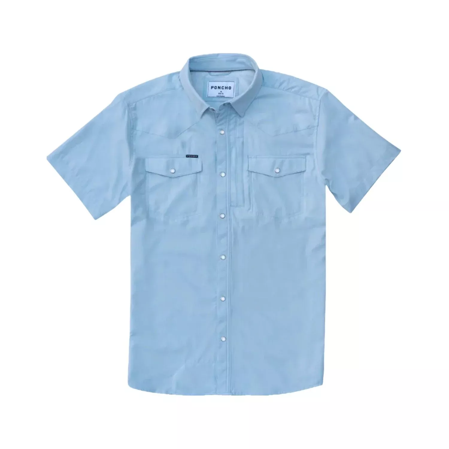 Poncho The Pedernales Western Short Sleeve Shirt