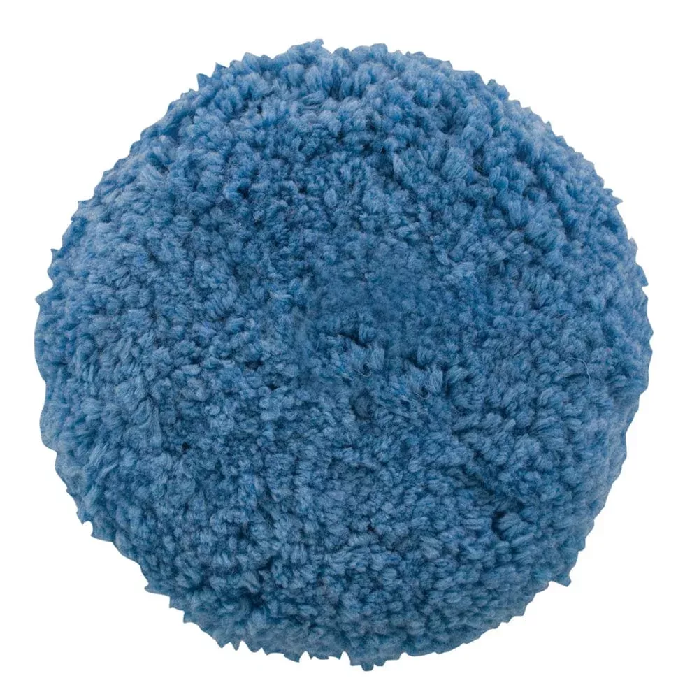Presta Blue Blended Wool Medium Cutting Pad – 9″ Screw-On Pad