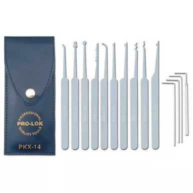 Pro-Lok PKX-14 14 Piece Pick Set & Case