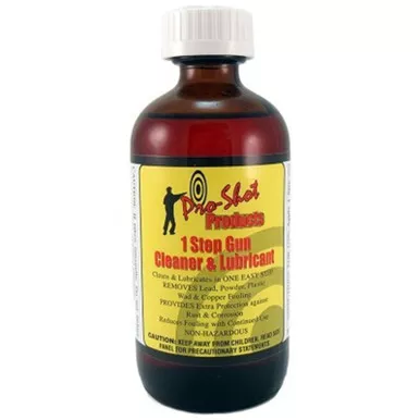 Pro Shot One Step Cleaner Lubricant Protectant 8 oz Bottle, 1STEP-8