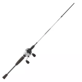 ProFISHiency Spincast Combo - 6'3" - Medium - Grey & White