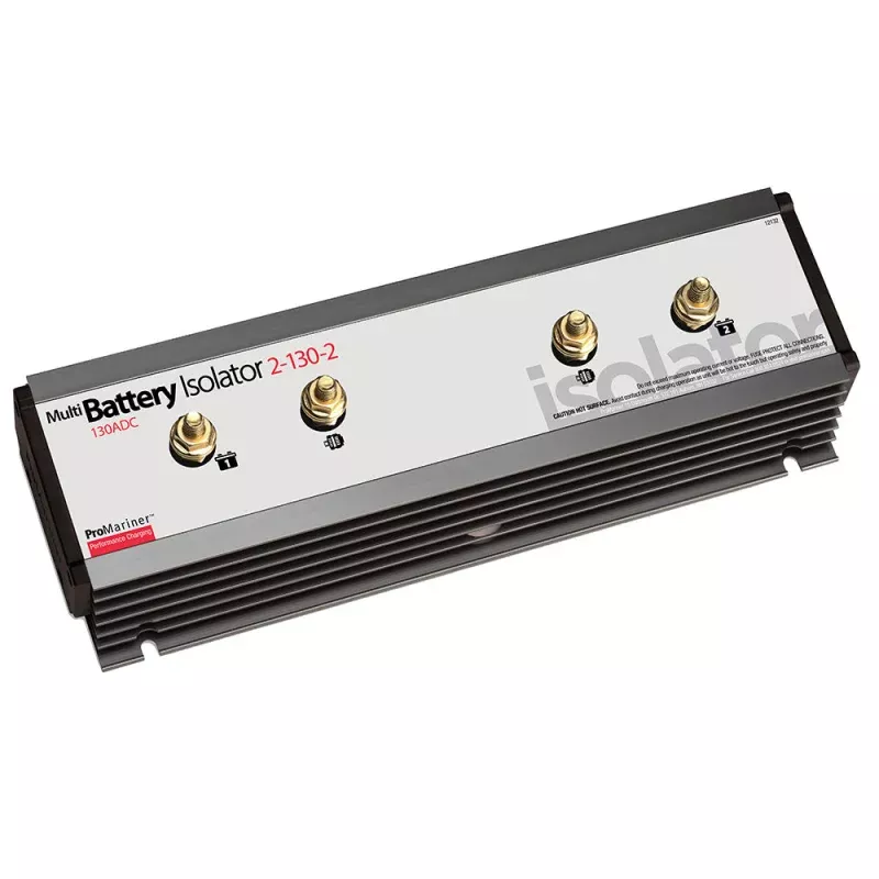 ProMariner Battery Isolator – 130 AMP – 2 Alternator – 2 Battery