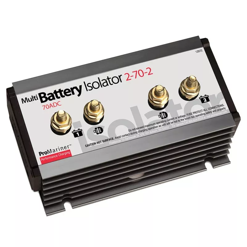 ProMariner Battery Isolator – 2 Alternator – 2 Battery – 70 AMP