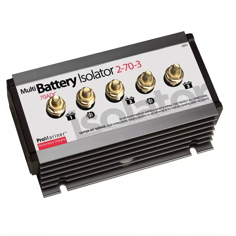 ProMariner Battery Isolator – 2 Alternator – 3 Battery – 70 AMP