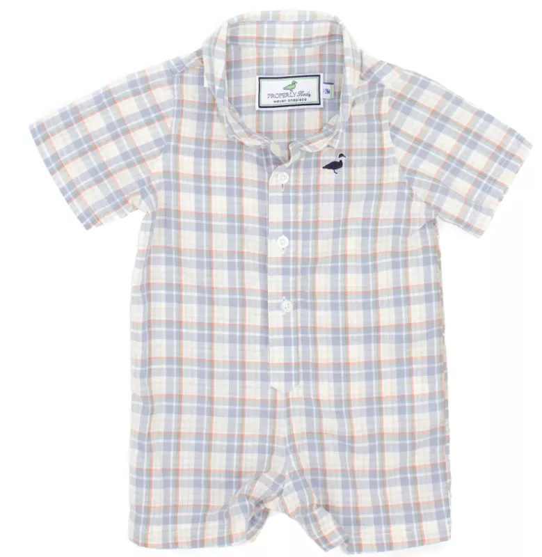 Properly Tied Baby Seasonal Shortall – Prairie Sky #BDW0001-PSK