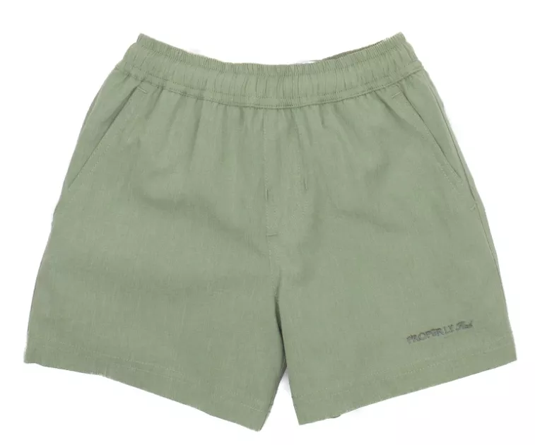 Properly Tied Boys Ace Short – Sage Green #LDB1020