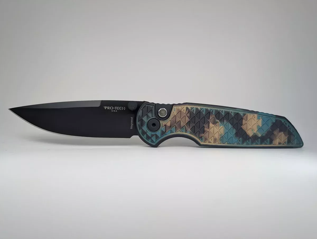 Protech Integrity Shipwreck Relic DLC Magnacut Buttonlock Folding Knife